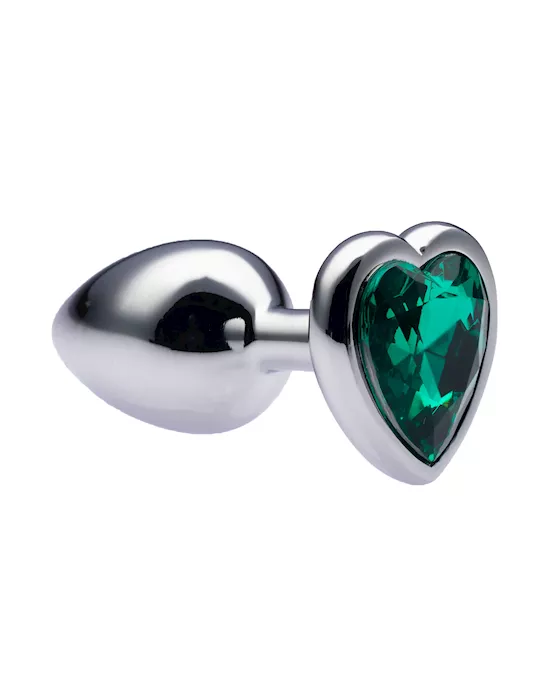Kink-MetalLoveHeartGemButtPlug28mmx70mmweight52g