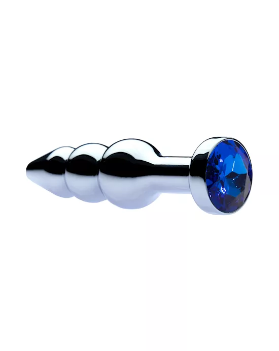KinKi Jewelled Double Bulb Butt Plug - 4.1 Inch