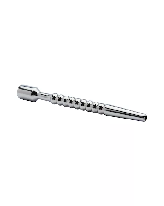 Kink Range Stainless Steel Ridged Urethral Sound - 4.3 Inch