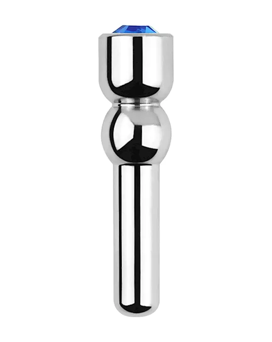 Kink Range Jewell Tipped Penis Plug - 1.9 Inch