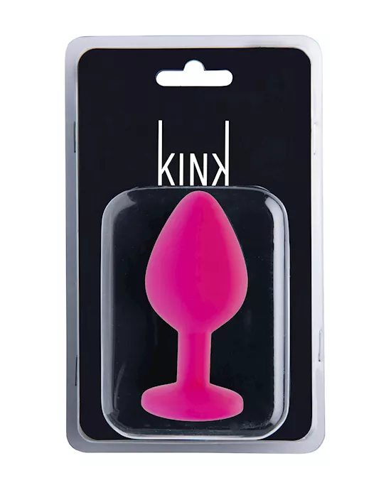 Kink Range Silicone Gemmed Butt Plug - 3.1 Inch