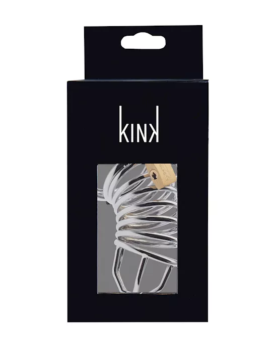 Kink Range Spiraled Chastity Cage - 40mm