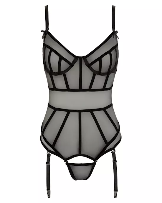 Striped Bodysuit - B