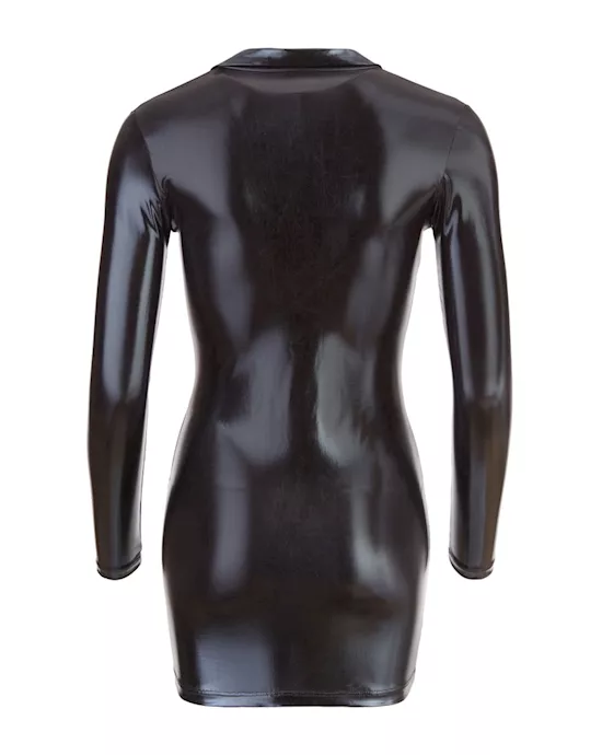 Full zip Mini dress