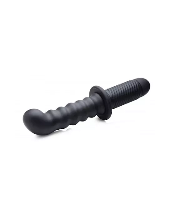Ass Thumpers Smooth Vibrating Anal Plug with Remote Control - 5.3 Inch