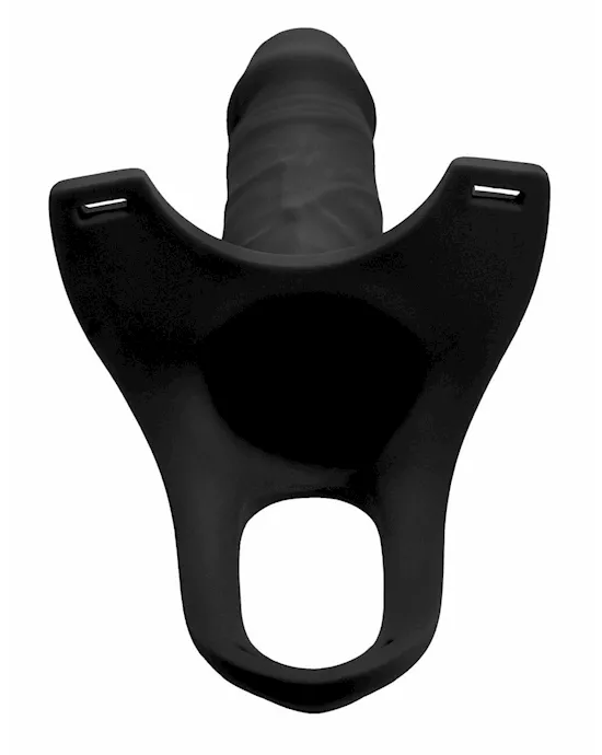 Size Matters Hollow Silicone Dildo Strap-on - 6 Inch