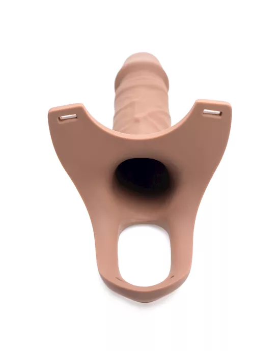 Size Matters Hollow Silicone Dildo Strap-on