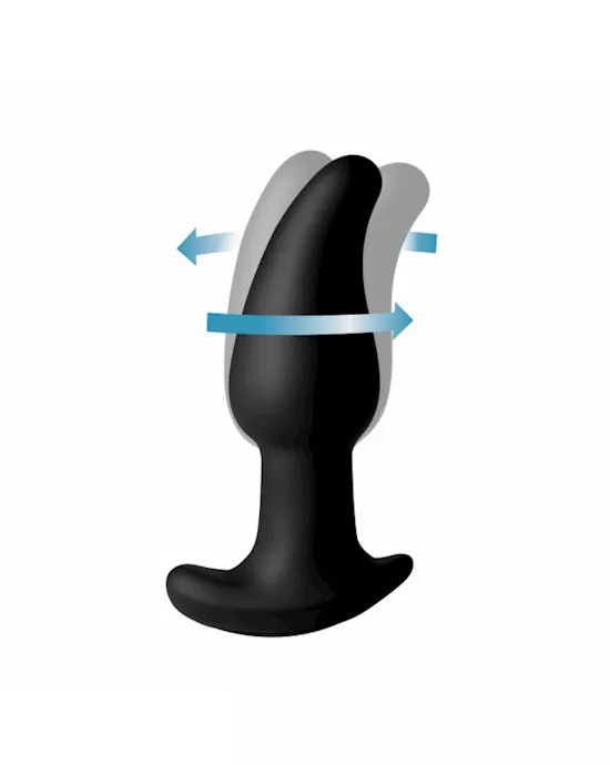Rimmers Gyro-M 10X Curved Rimming Plug with Remote Control - 5.4 Inch