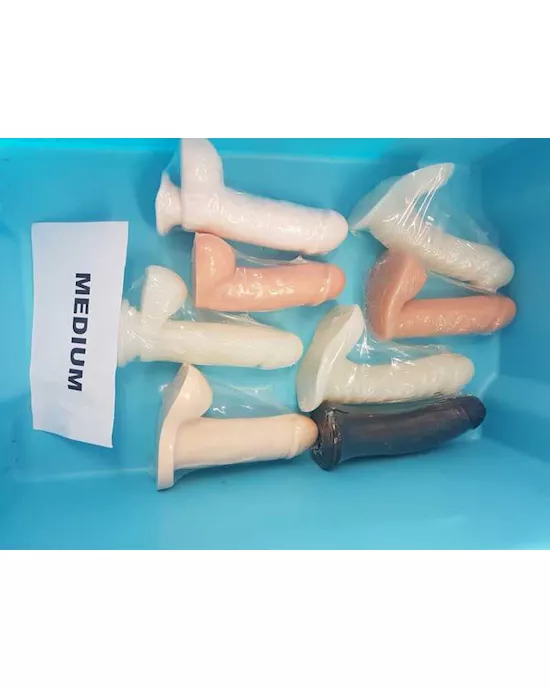 Bulk Packed Dildo - Medium - Single Unit