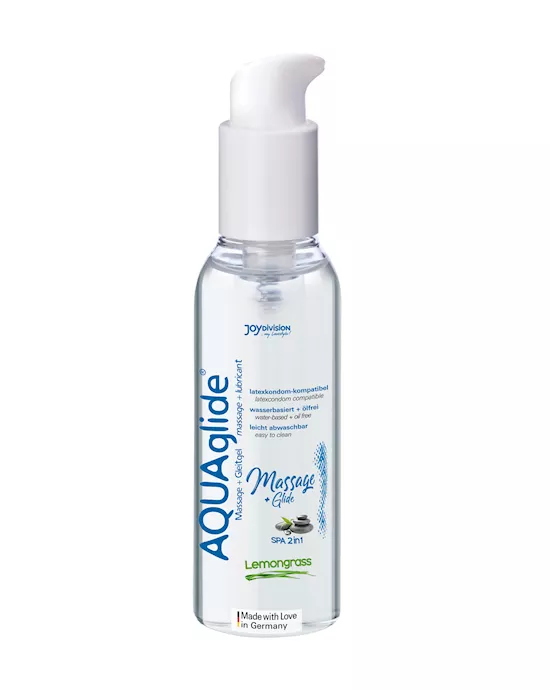Aquaglide Massage And Glide Liquid - Lemongrass