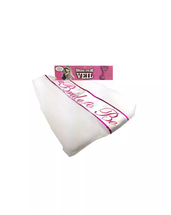 Bride To Be Veil White