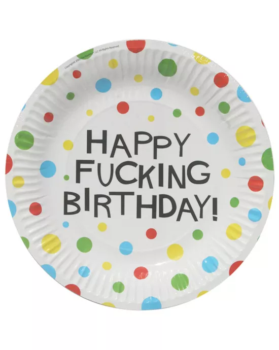 X-Rated Birthday Plates (7")