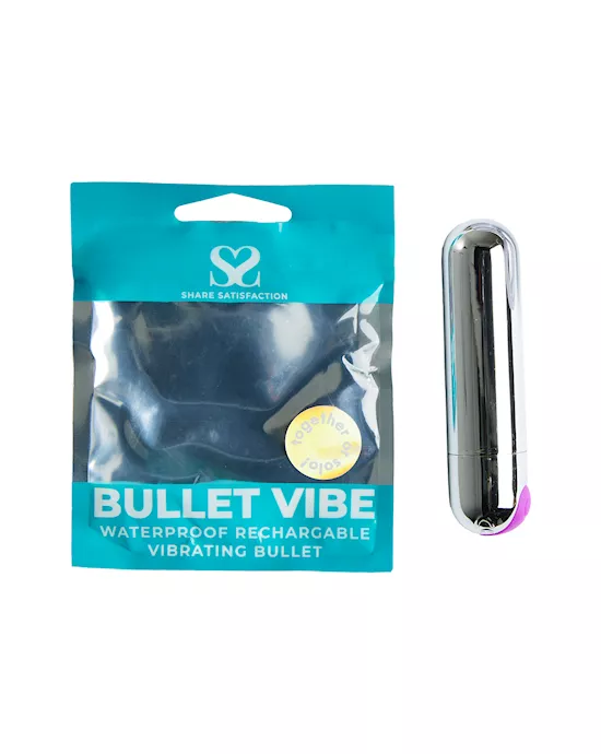 Share Satisfaction Rechargeable Waterproof Bullet Vibe