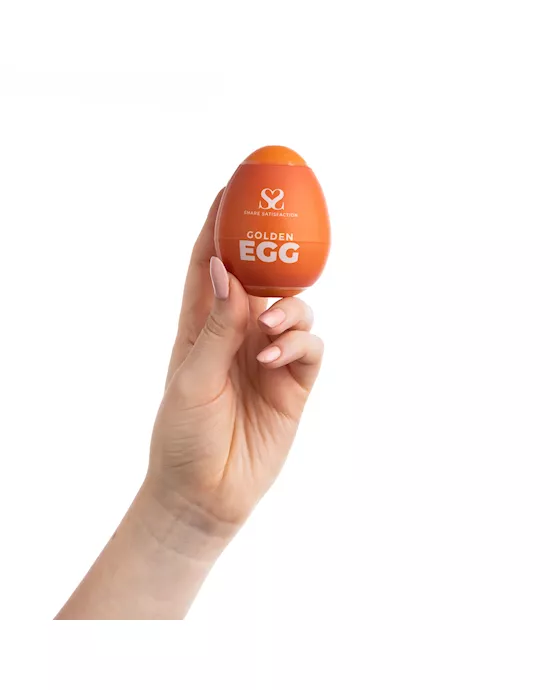 Share Satisfaction Masturbator Egg - Golden