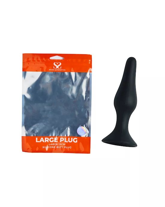 Share Satisfaction Large Silicone Butt Plug