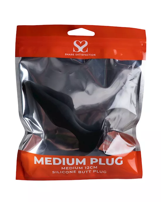 Share Satisfaction Medium Silicone Butt Plug