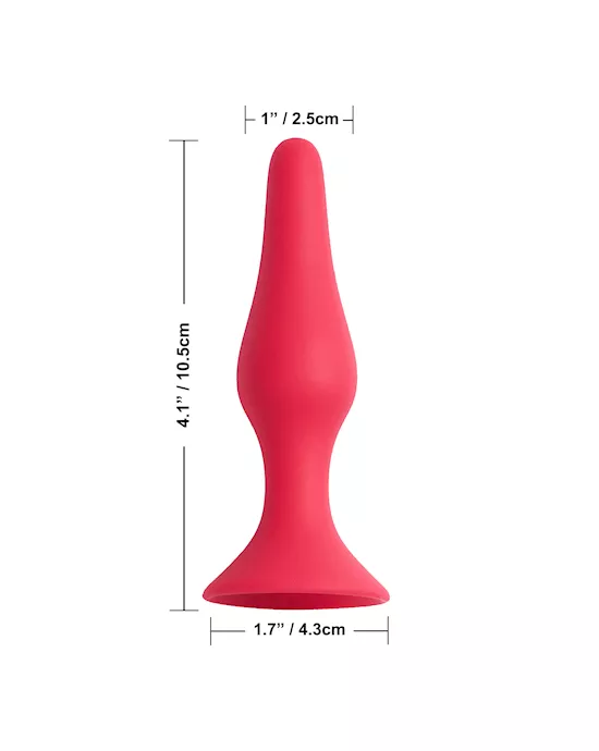Share Satisfaction Small Silicone Butt Plug