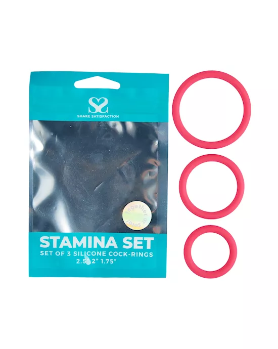 Share Satisfaction Stamina C-ring Set