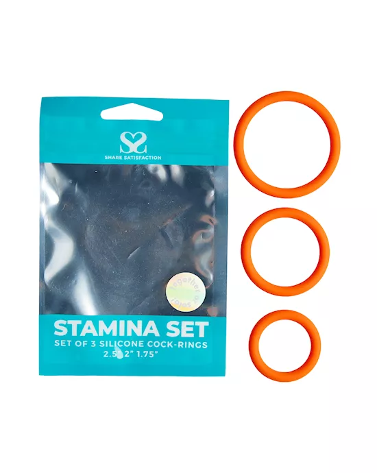 Share Satisfaction Stamina C-ring Set
