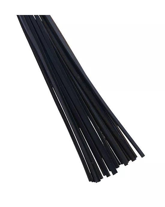 Bound X Saddle Leather Flogger with Metal Handle