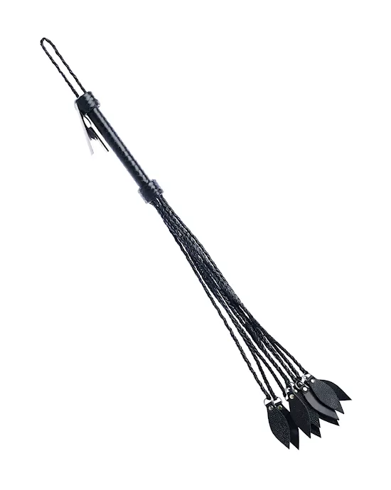 Bound X Leather Leaf Tip Cat O Nine Tails