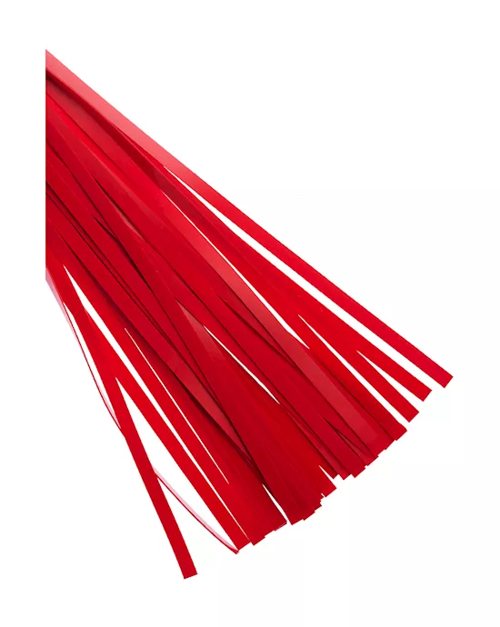 Bound X Silicone Flogger with Metal Handle