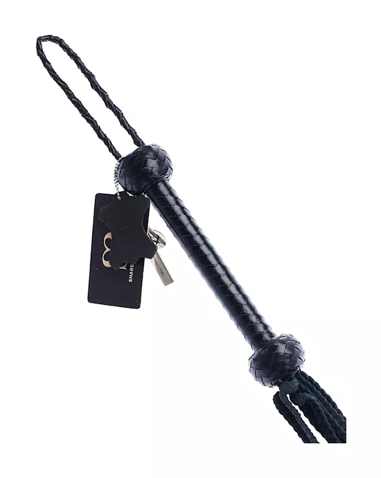 Bound X Braided Calf Leather Flogger