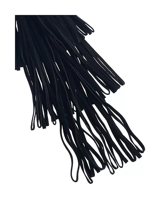 Bound X Suede Fountain Flogger with Rubber Handle