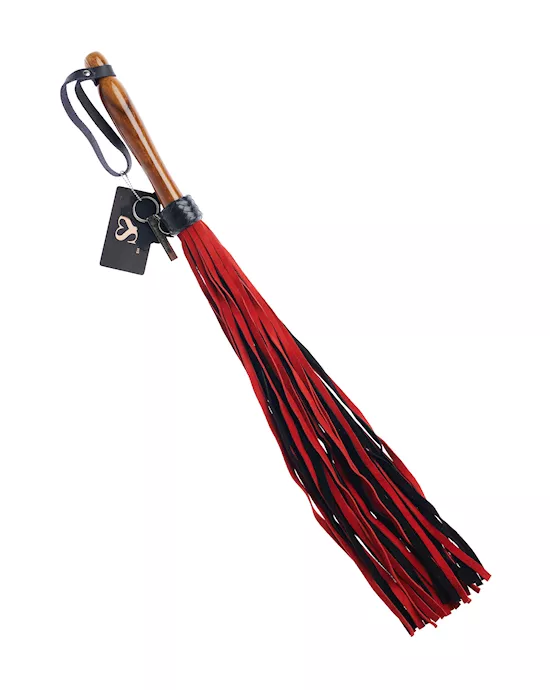 BoundXSuedeFloggerwithWoodenHandle