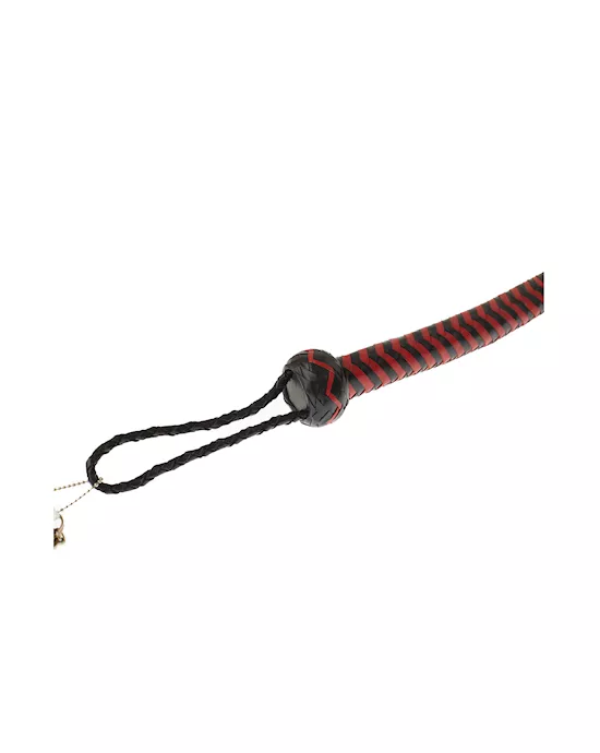 Bound X Full Stripe Heavy Duty Leather Whip