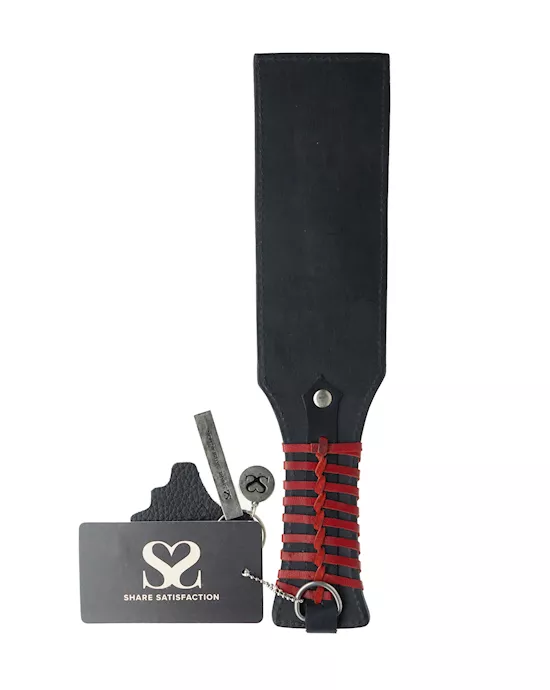 Bound X Studded Paddle With Red Weaving