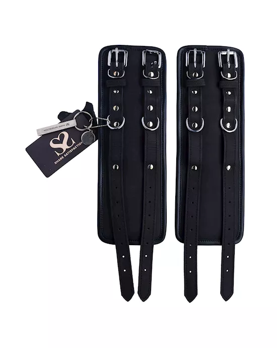 Bound X Double Wide Nubuck Leather Wrist Cuffs