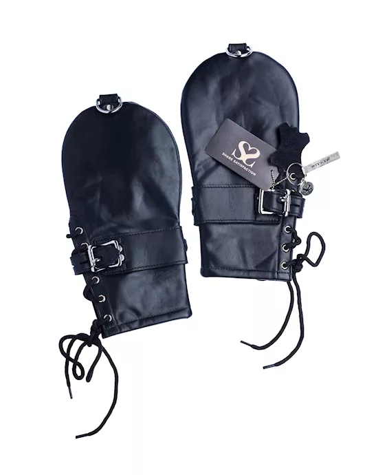 BoundXCalfskinRestraintMittens