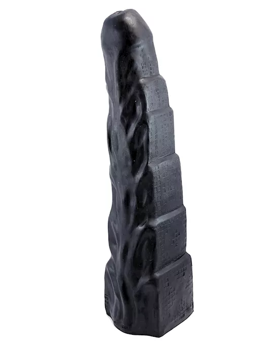 RUMP TOWER dildo - BLACK -  17.25 inch