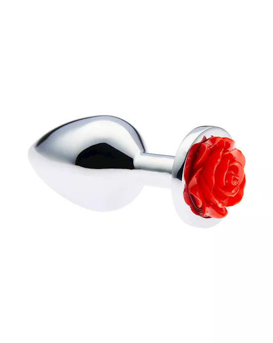 Kink Range Metal Rose Butt Plug - 3.2 Inch