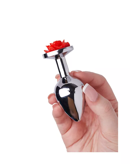 Kink Range Metal Rose Butt Plug - 3.2 Inch