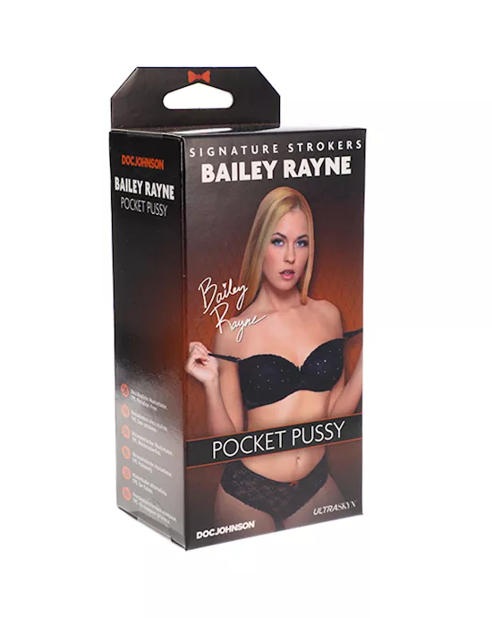 Doc Johnson Signature Strokers Bailey Rayne Ultraskyn Pocket Pussy