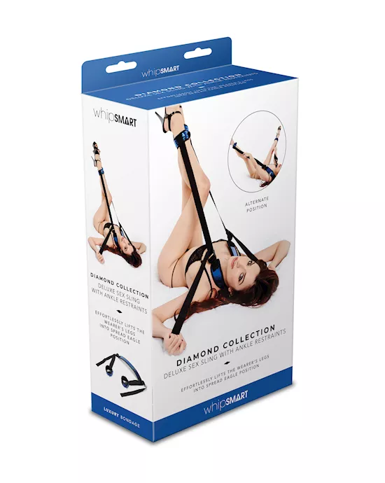 Diamond Collection Deluxe Sex Sling with Ankle Restraints