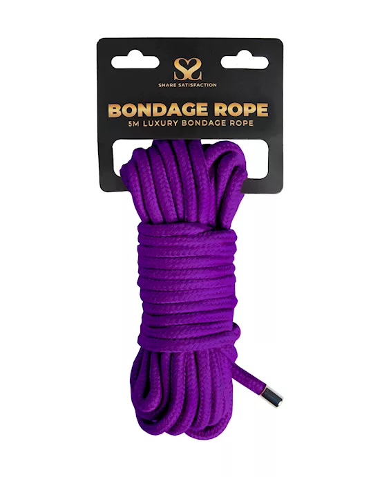Share Satisfaction Luxury Bondage Rope 5m