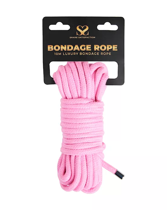 Share Satisfaction Luxury Bondage Rope 10m