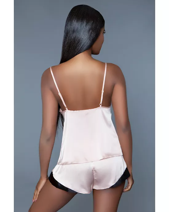 Natalie Satin Set