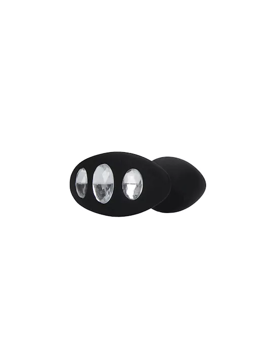 Diamond Butt Plug With Handle - 3.4 Inch