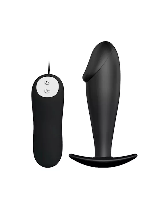 Vibrating Penis Shaped Butt Plug