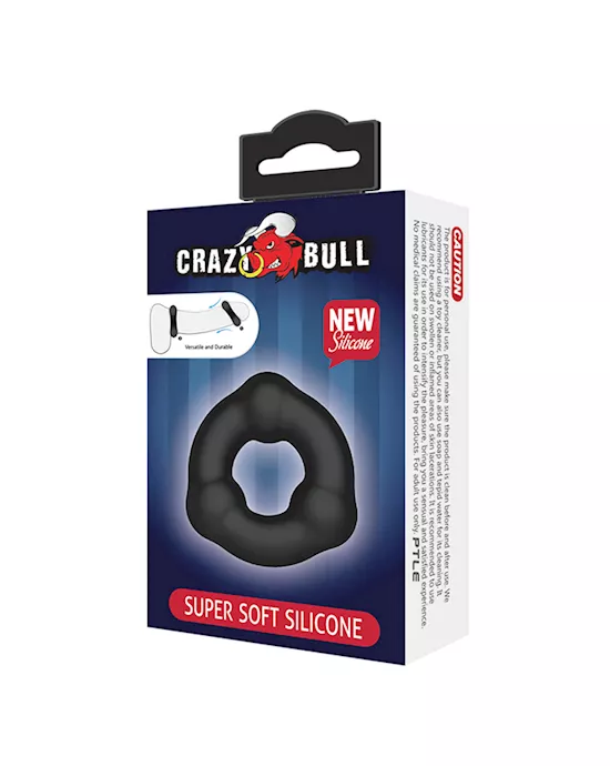 3 Bead Silicone Cockring