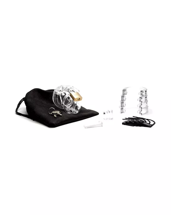Mini-me 1.25 Inch Chastity Cock Cage Kit