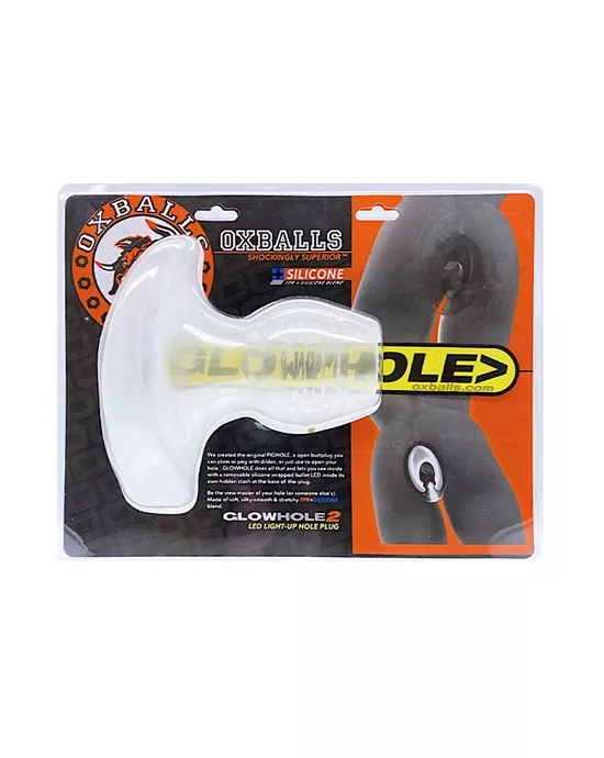GLOWHOLE-2 Buttplug With LED Insert