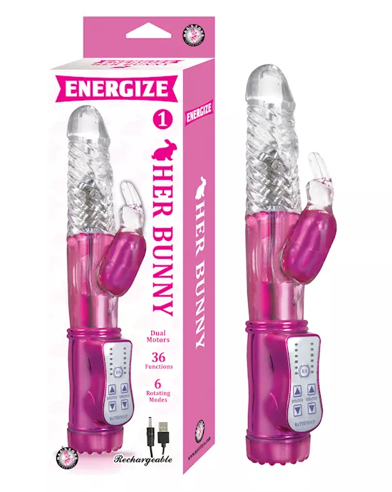 ENERGIZE HER BUNNY Vibrator 1 - 9 Inch
