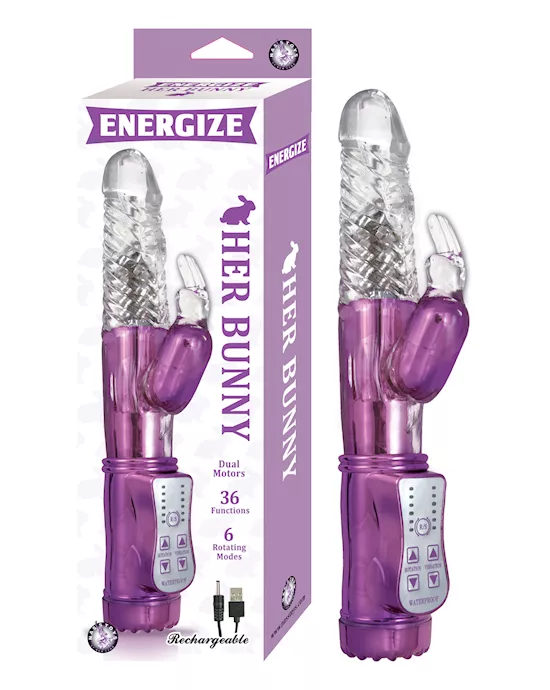 ENERGIZE HER BUNNY Vibrator 1 - 9 Inch