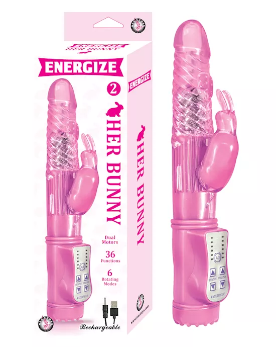 ENERGIZE HER BUNNY Vibrator 2 - 9 Inch