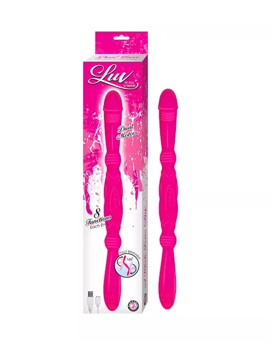 LUV DUAL LOVER Dildo - 16.3 Inch